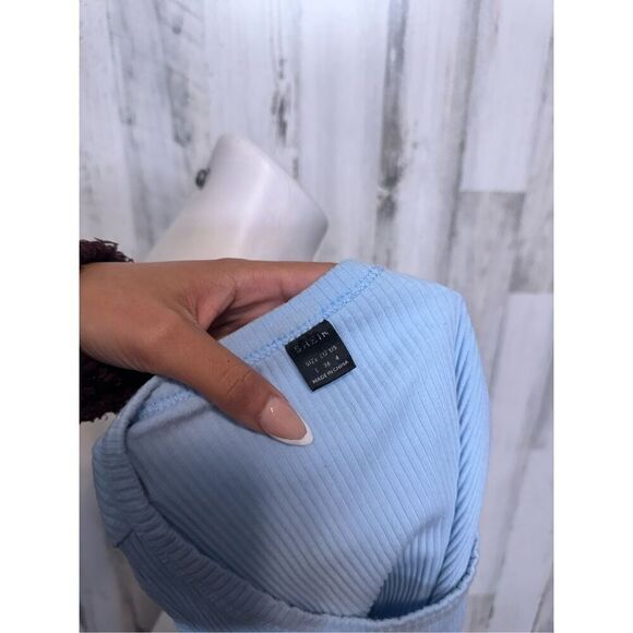 Blue crop top - Picture 4 of 6